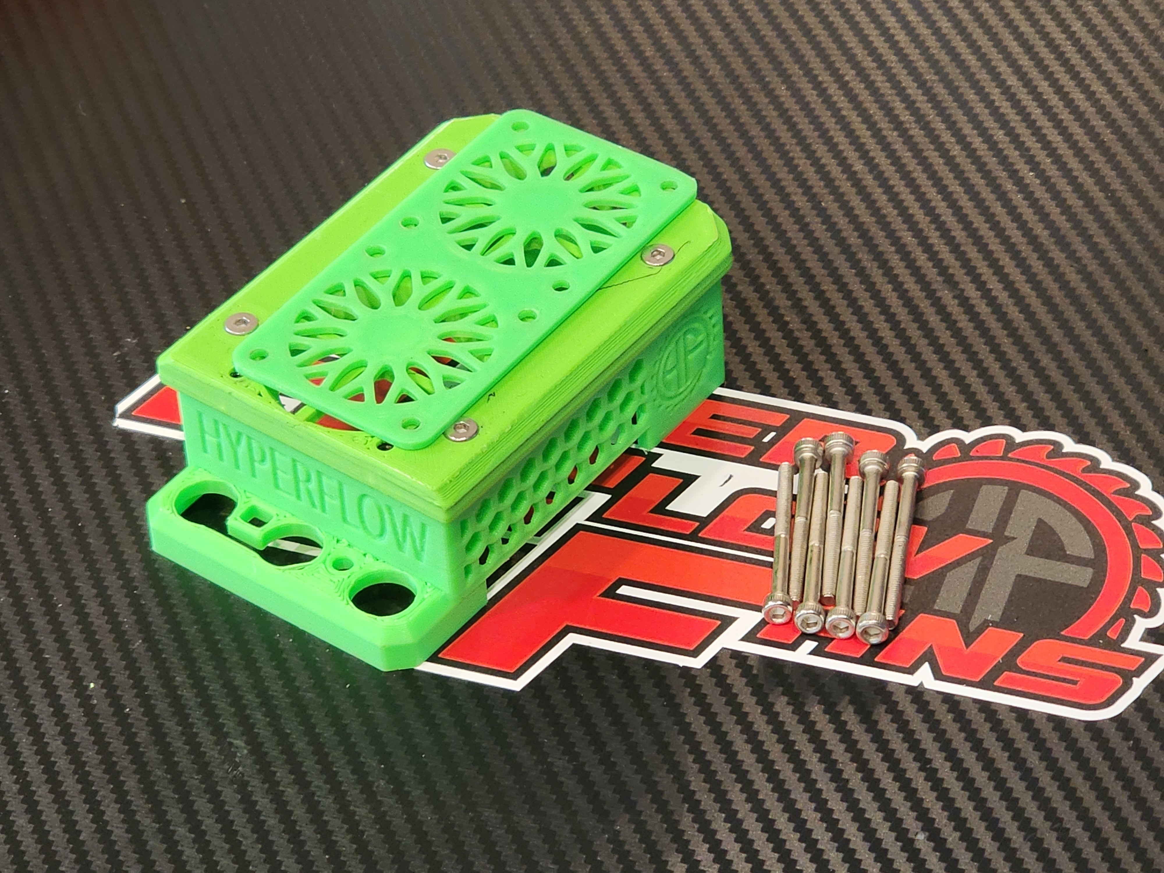 Hobbywing Max5 G2 Twin Fan Mount 3DP – HyperFlow Fans