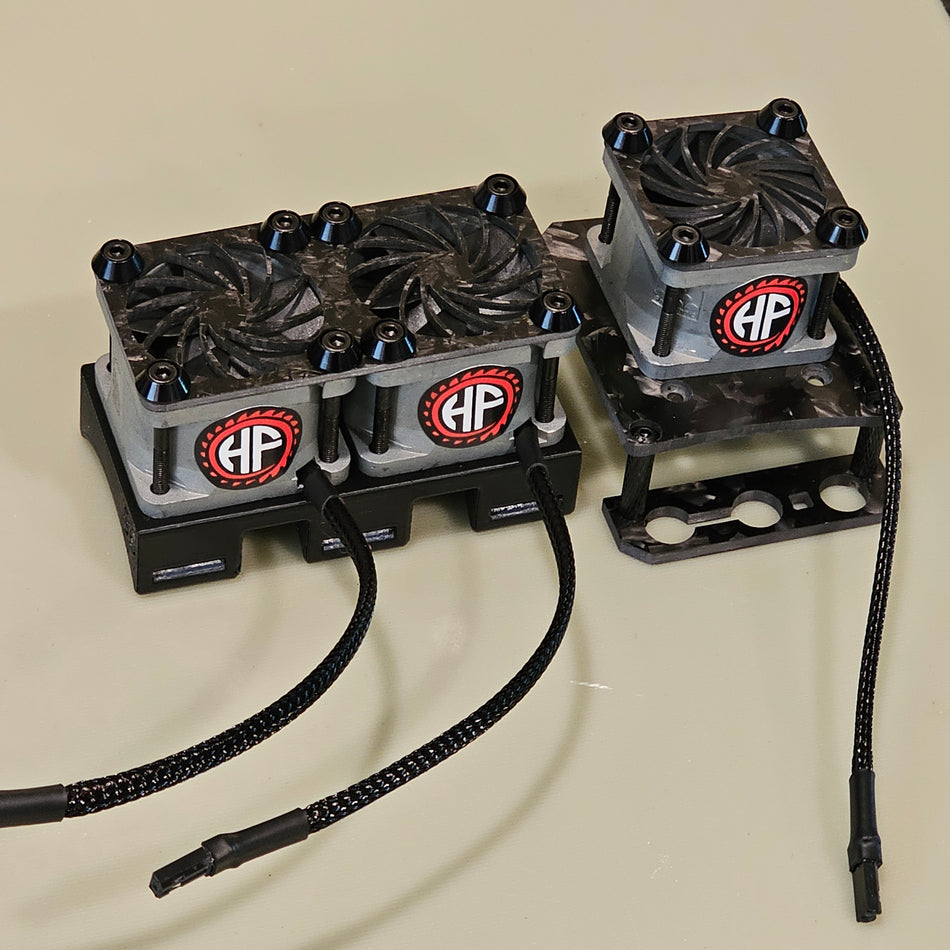 Hobbywing Max6 G2 G1 Carbon Fiber ESC & Twin Motor Fan Kit
