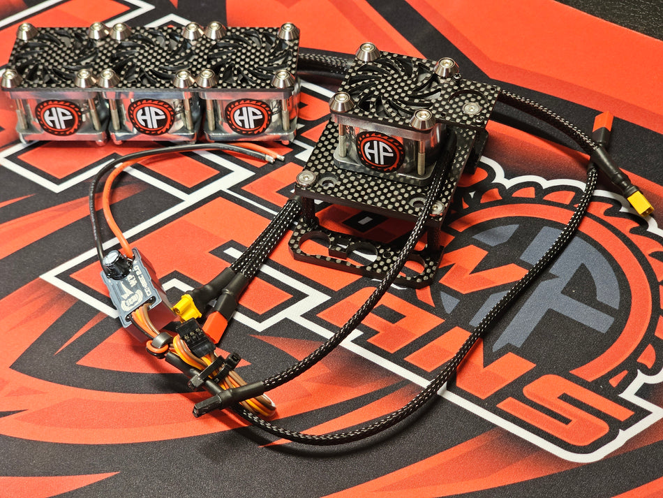 HyperFlow Fans 3s 4s & 6s Triple Fan 12v & 24v No Mount