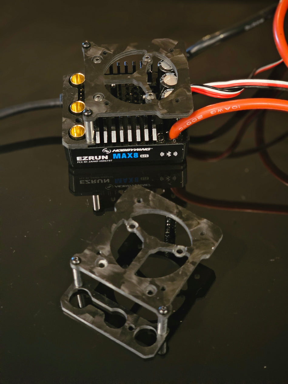 Hobbywing Max8 G2 Carbon Fiber Fan Mount