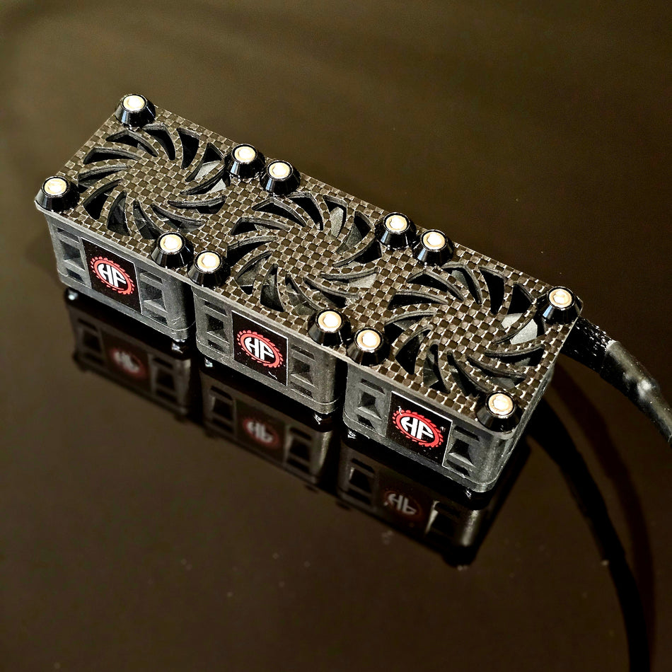 HyperFlow Fans 3s 4s & 6s Triple Fan 12v & 24v No Mount