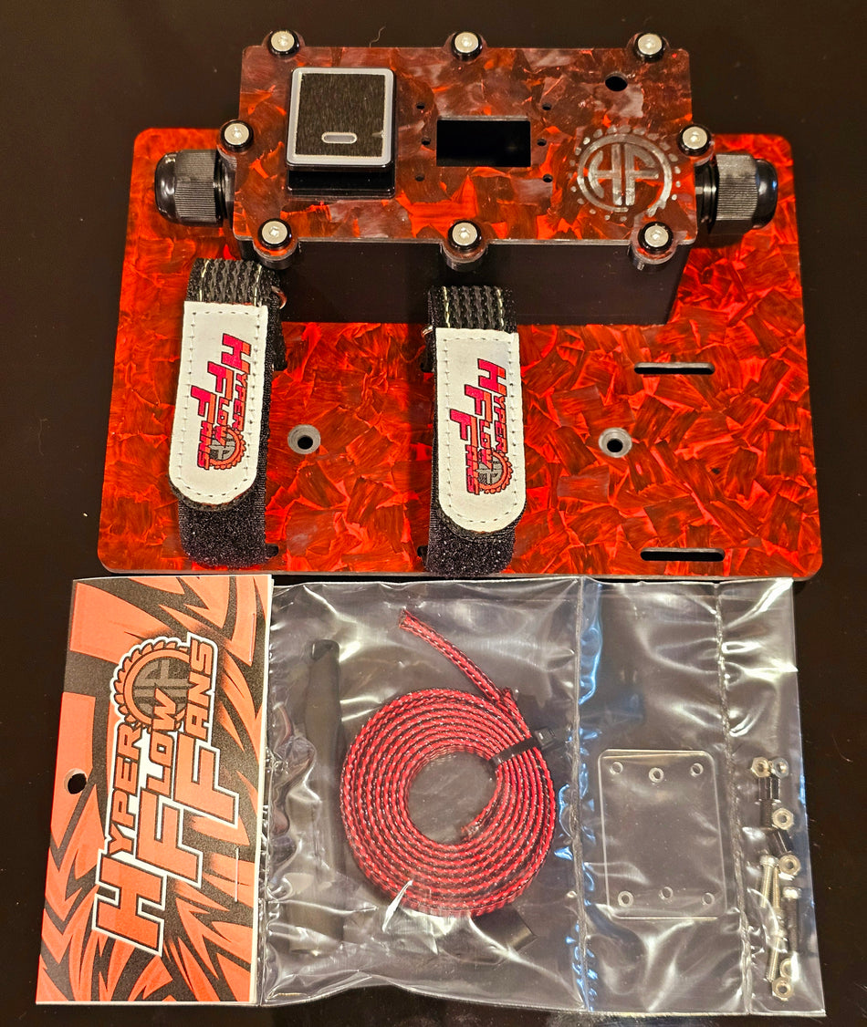 Auxiliary Battery Tray w/ Waterproof Receiver Box for Raminator