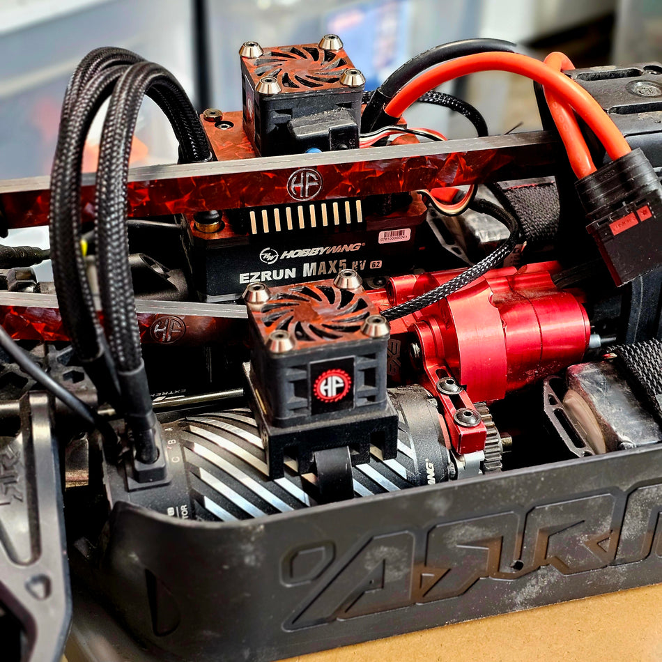 HyperFlow Fans Carbon Fiber Chassis Brace for Arrma 8s Outcast & Kraton