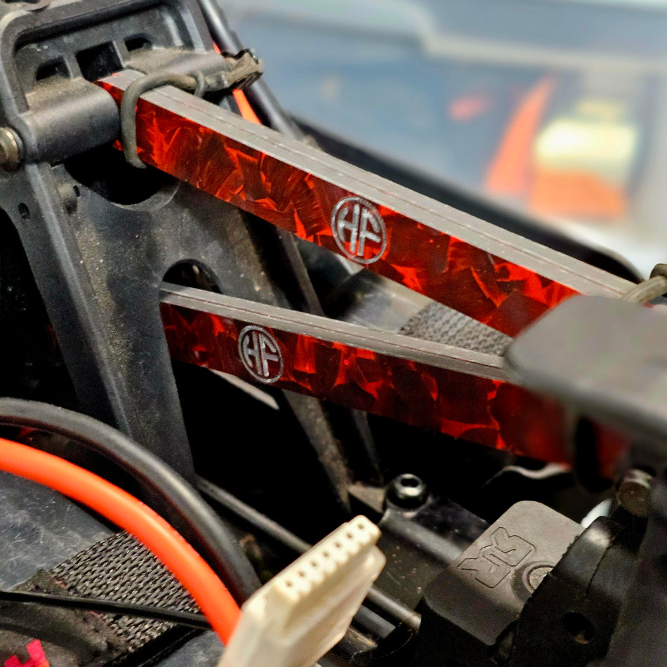 HyperFlow Fans Carbon Fiber Chassis Brace for Arrma 8s Outcast & Kraton