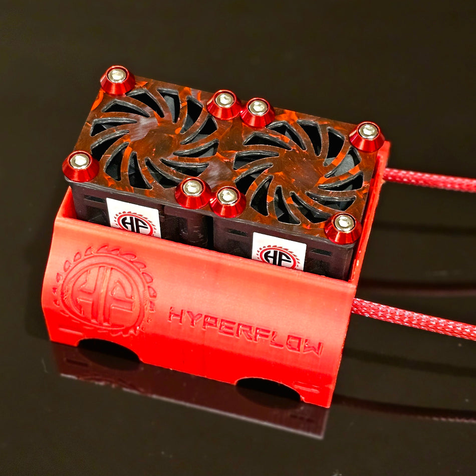 Twin HyperFlow Motor Fans for the Traxxas X-MAXX & X-MONSTER