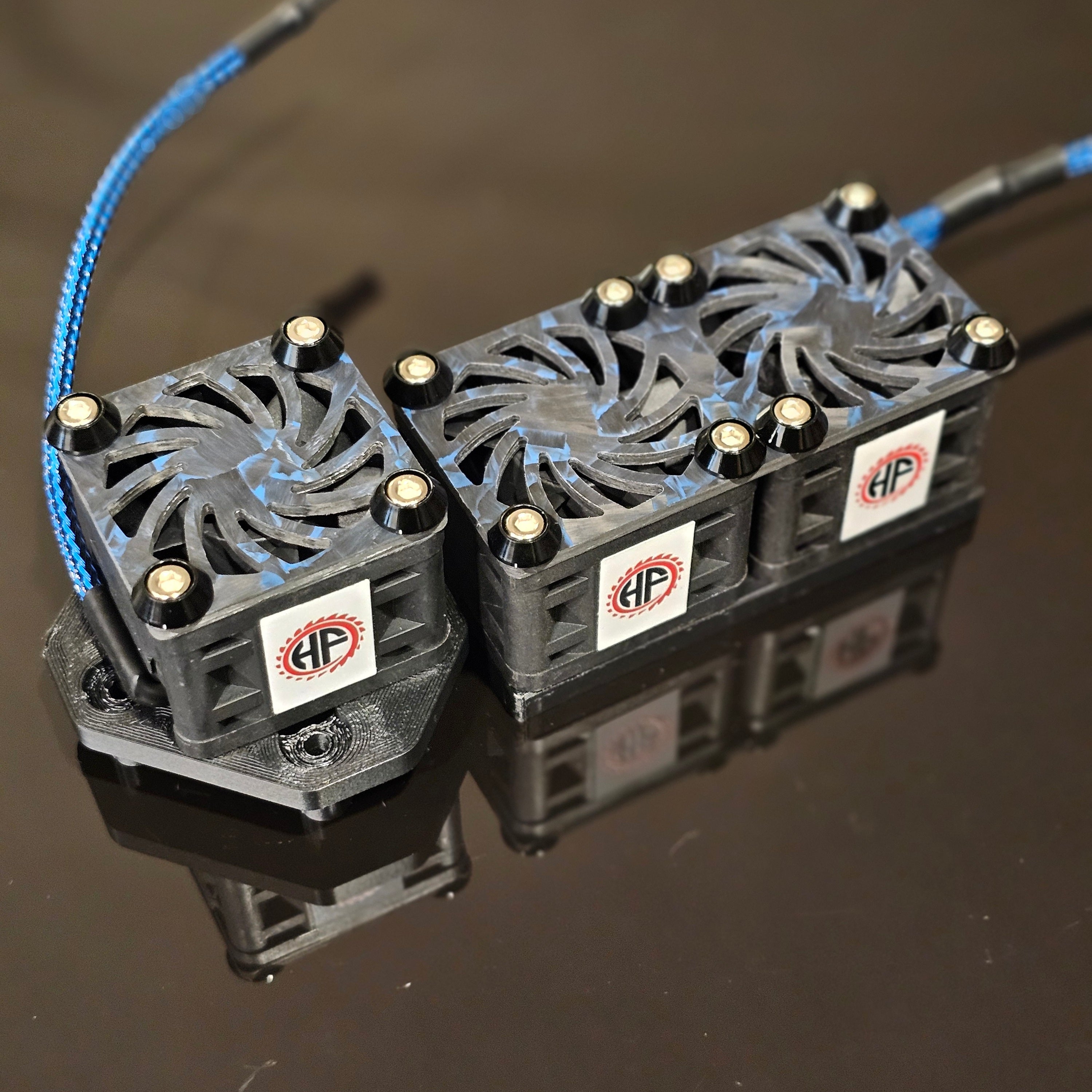 Hobbywing Max6 Arrma 6s 8s Twin Motor Fan Combo – HyperFlow Fans