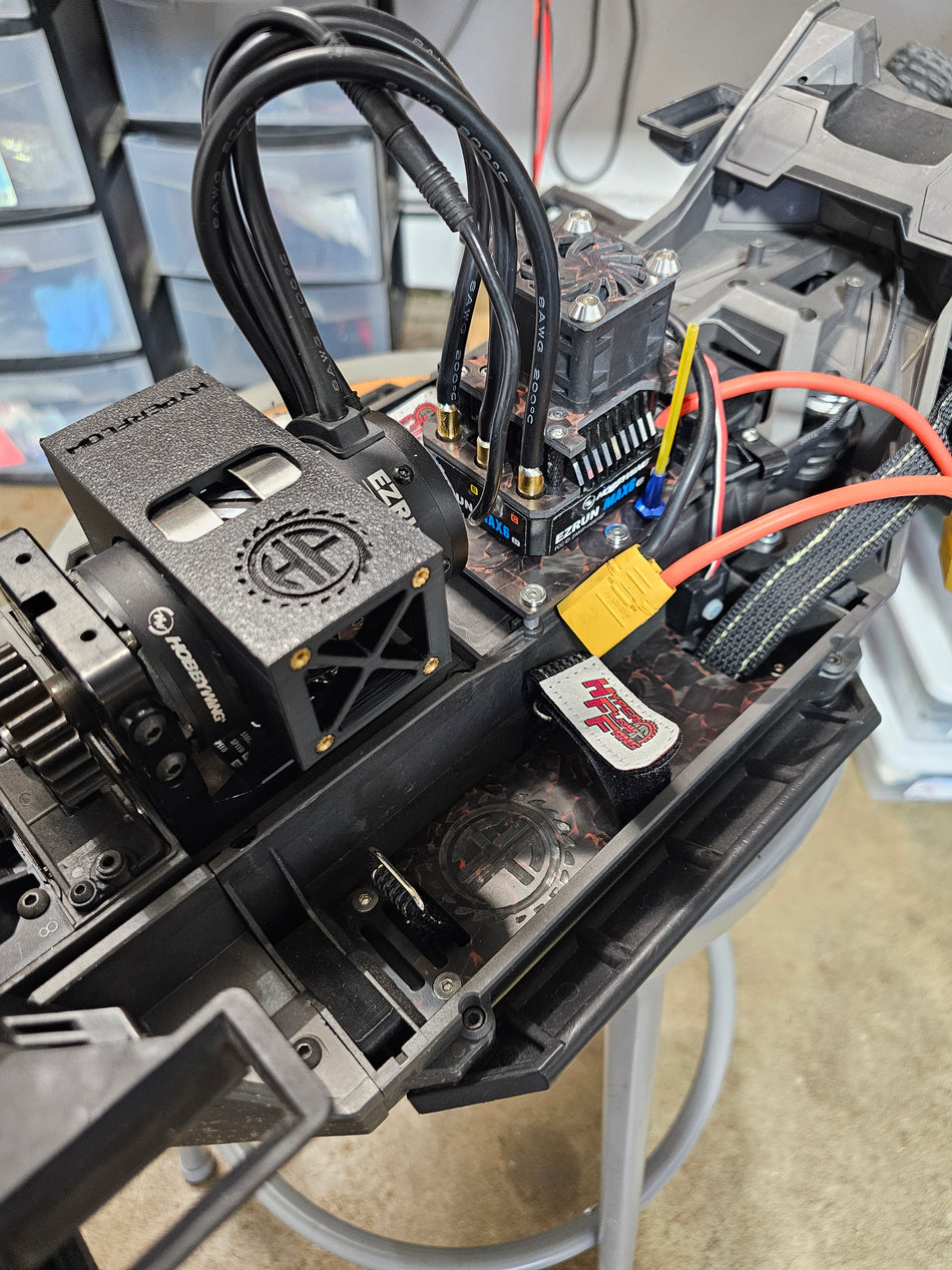 HyperFlow Fans Twin 'V8' Fan Mount for the Traxxas XRT
