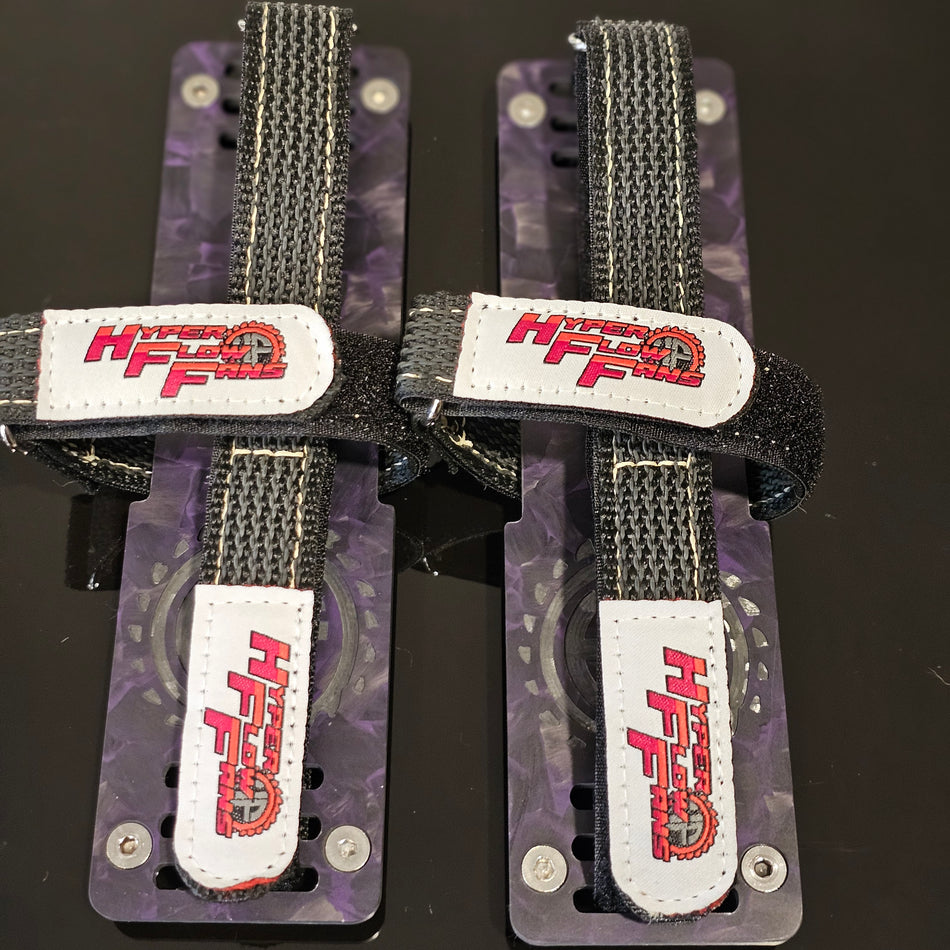 Carbon Fiber Battery Trays with Straps Designed for X-MAXX & XRT