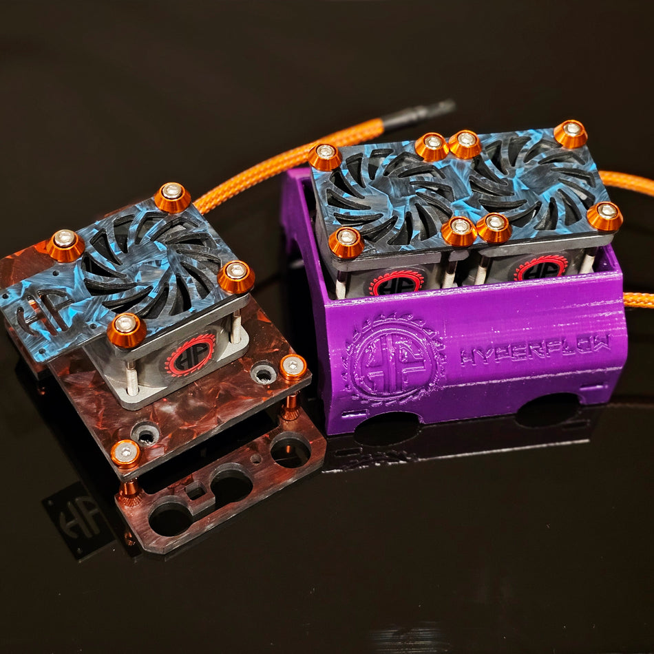 HyperFlow Fans X-MAXX Twin Motor Fan & Hobbywing Max5 G2 Kit