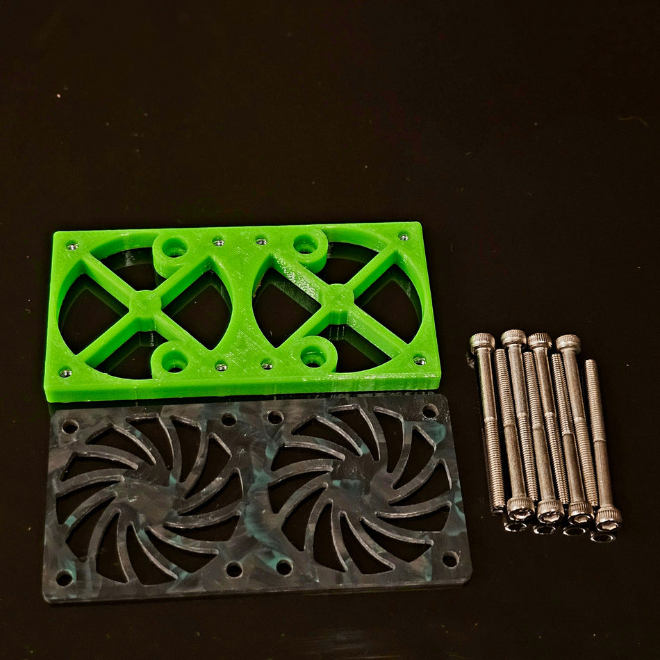 Arrma 6s & 8s Factory Heatsink Dual Fan Mount