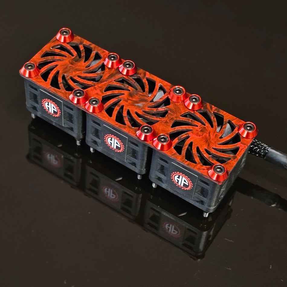 HyperFlow Fans 3s 4s & 6s Triple Fan 12v & 24v No Mount