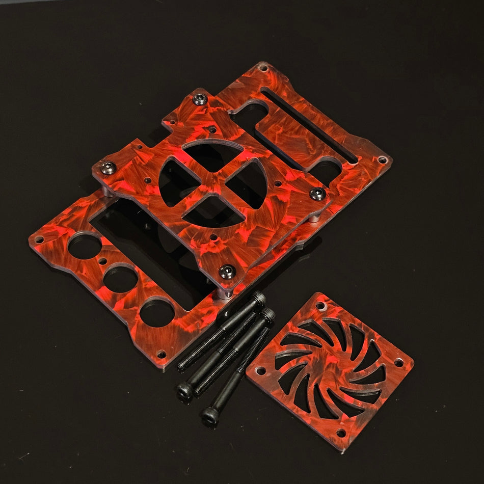 Castle Creations Cobra 5 HV & ACE Carbon Fiber 40mm Fan Mount