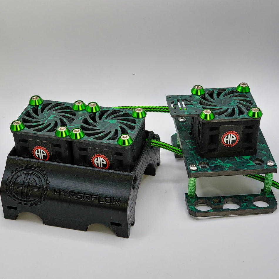 HyperFlow Fans X-MAXX Twin Motor Fan & Hobbywing Max5 G2 Kit