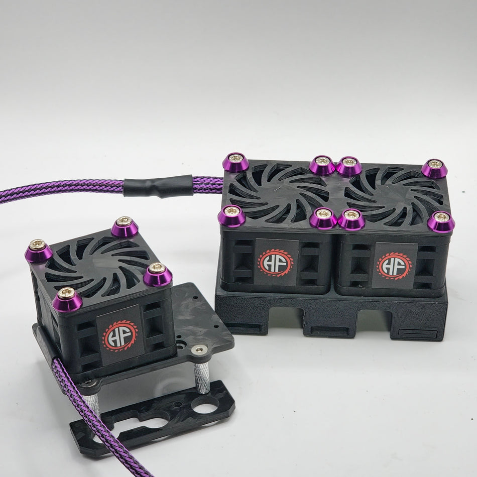 Hobbywing Max6 G2 G1 Carbon Fiber ESC & Twin Motor Fan Kit
