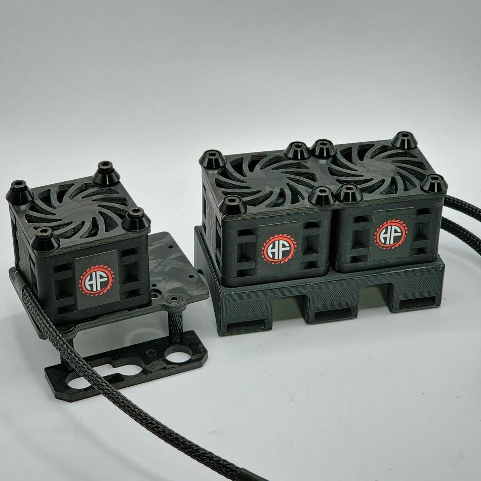 Hobbywing Max6 G2 G1 Carbon Fiber ESC & Twin Motor Fan Kit