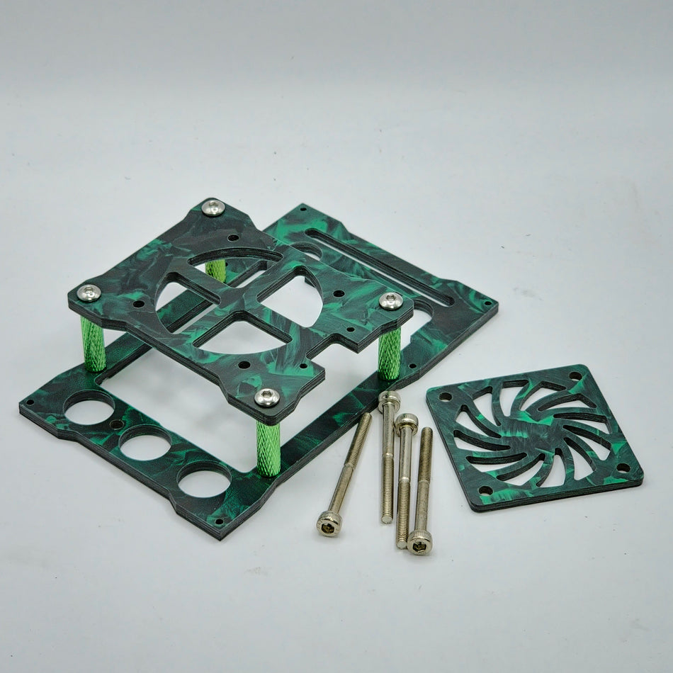 HyperFlow Fans Carbon Fiber ESC Fan Mount for Castle Creations Cobra 5 & XLX2 & Ghost Ace
