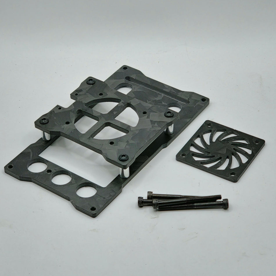 Castle Creations Cobra 5 HV & ACE Carbon Fiber 40mm Fan Mount