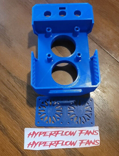 HyperFlow Fans Dual Hobbywing Max4 Fan Shroud Losi ARRMA KRATON DBXLE XMAXX