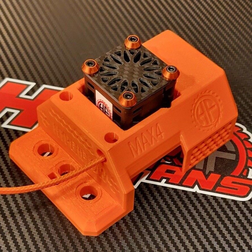 MAX4 HOBBYWING HIGH POWER ALUMINUM RC COOLING FAN MOUNT LOSI 5T 5B DBXLE ARRMA