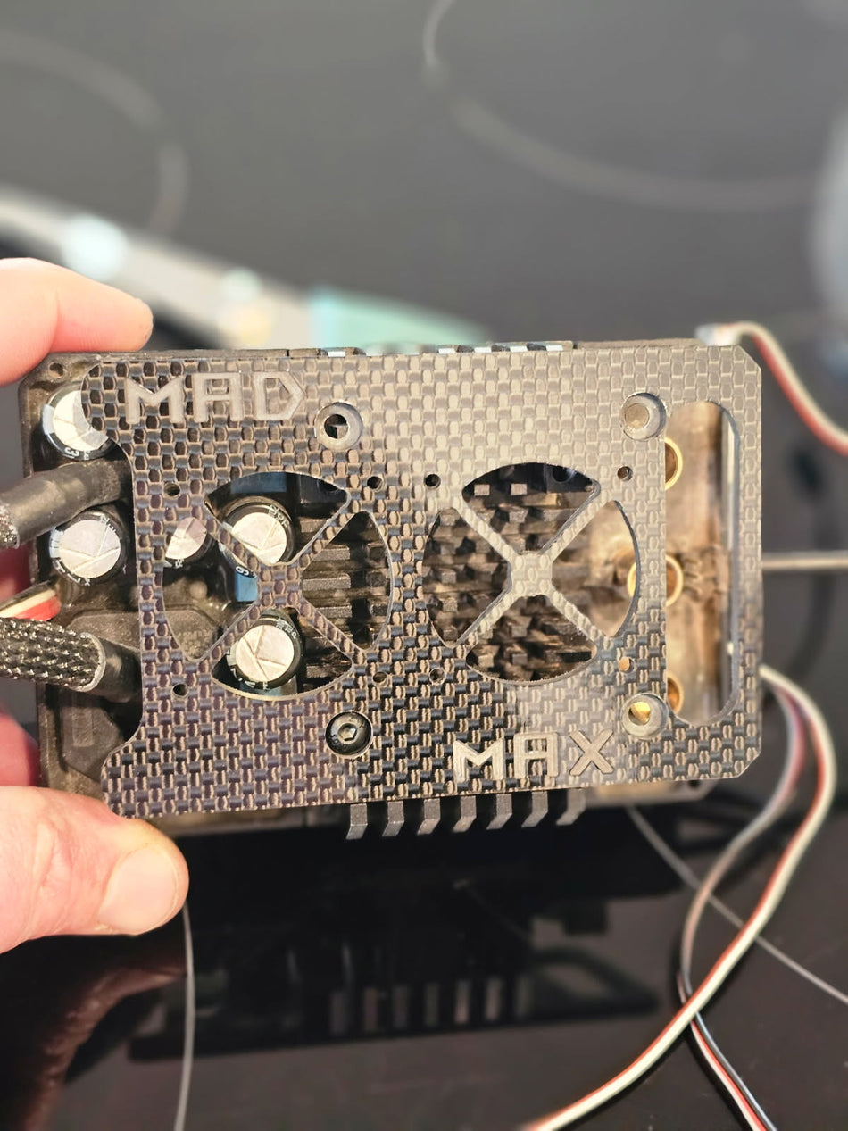 HyperFlow Fans Mad Max20 Carbon Fiber ESC Fan Mount