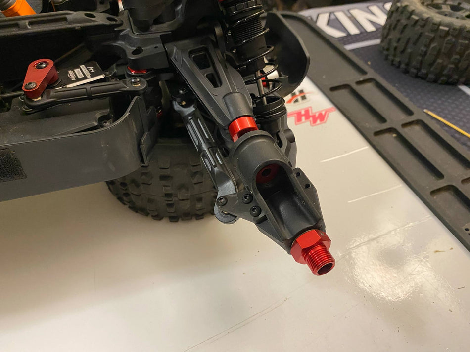 Carbon Fiber Steering Block Arms for Team Corally