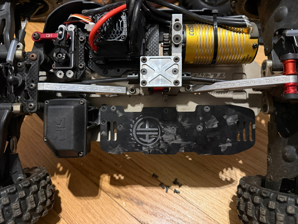Arrma 6s Carbon Fiber Battery Tray with Straps