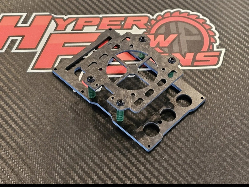 Castle Creations XLX2 Carbon Fiber 50mm Fan Mount
