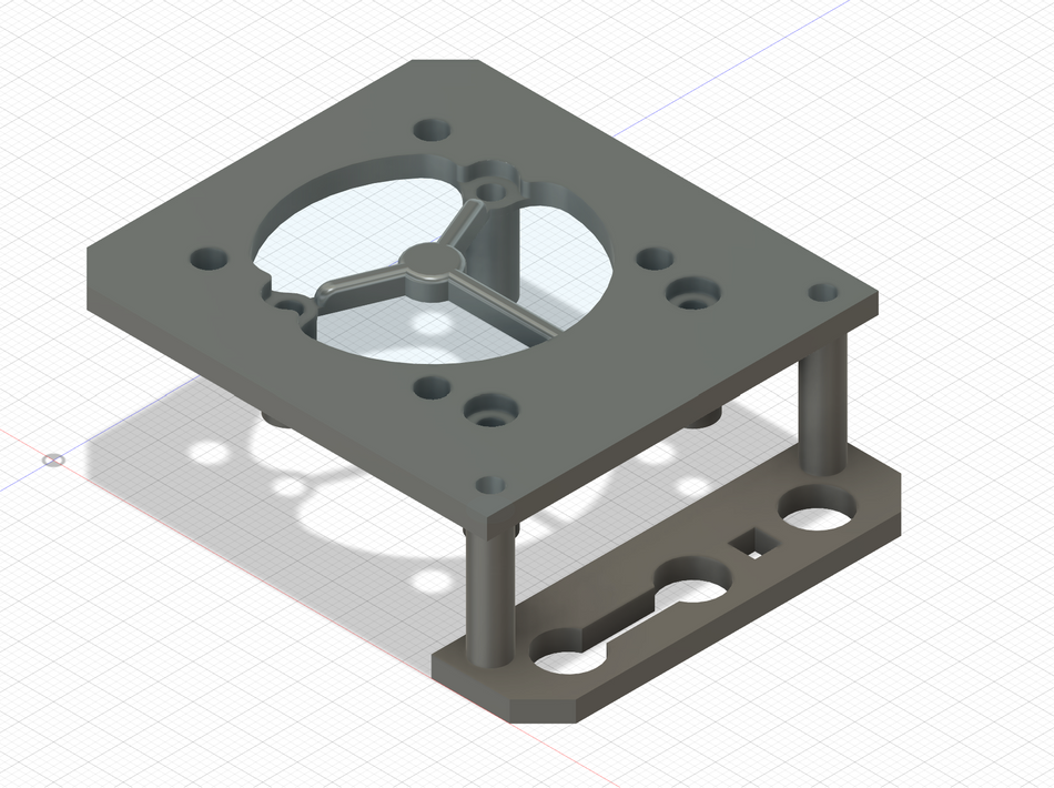 Spectrum s160 / Factory Arrma Losi 8s Carbon Fiber Fan Mount